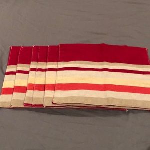 Striped Placemats Set of 6